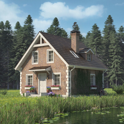 house in the woods