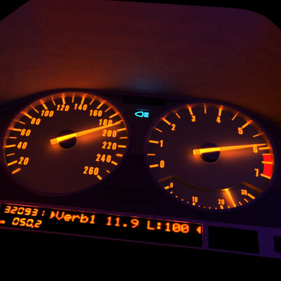 dashboard auto bmw e_34