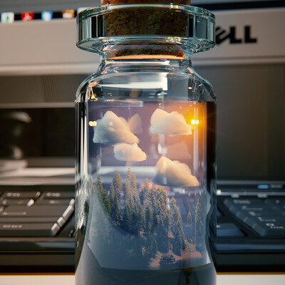 Exterior in a bottle