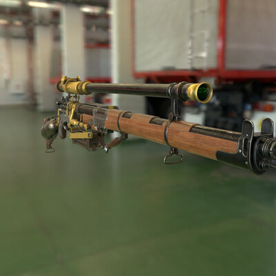 Steampunk rifle