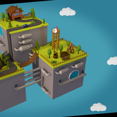 Low Poly world