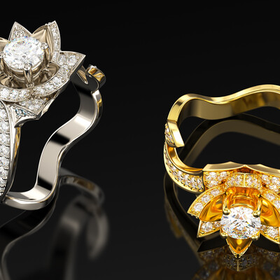 Flower ring