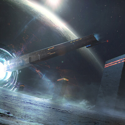 Portal in space