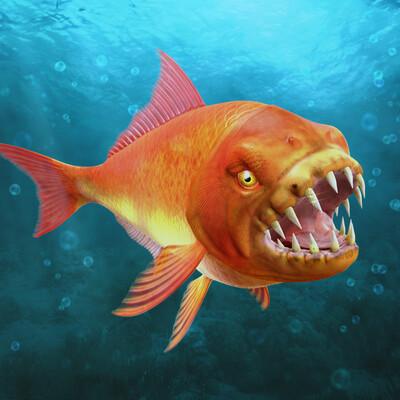 Angry fish