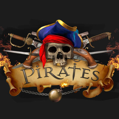 Logo for the game "Pirates"