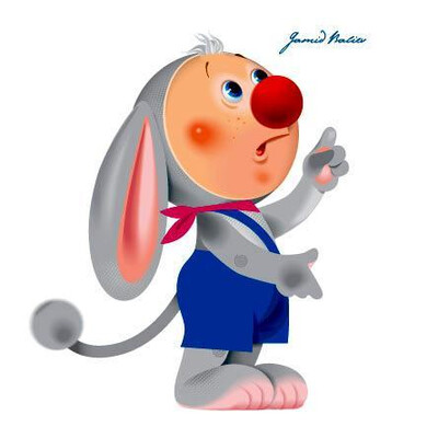 The character for children's online browser games