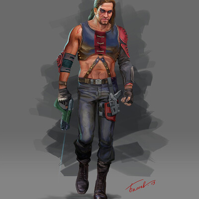 The concept of the game character # 1