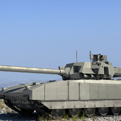 The T-14 based on the platform Armata