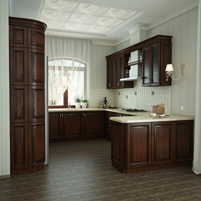 modeling and visualization of the kitchen