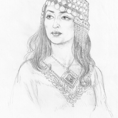 Girl's Head (sketch)