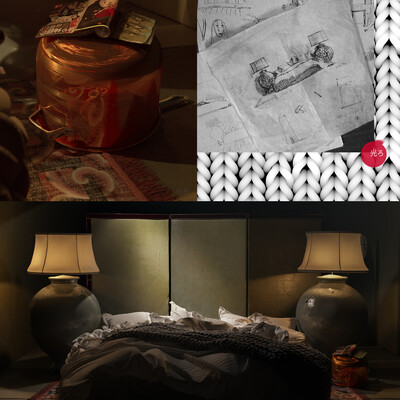 the bedroom