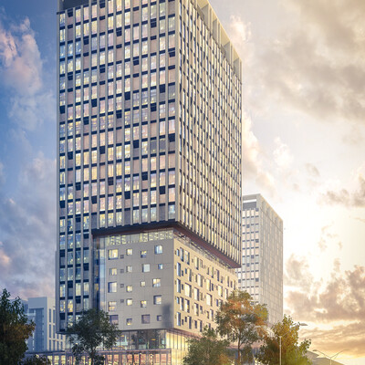 The residential complex in Astana