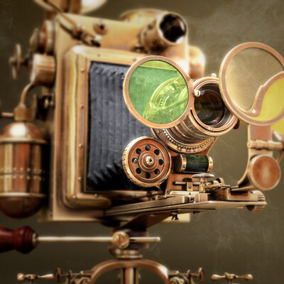 Steampunk camera