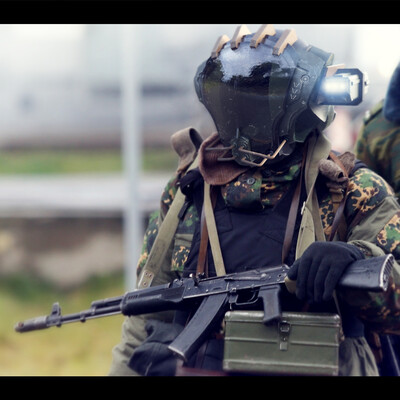 Sci-fi soldier