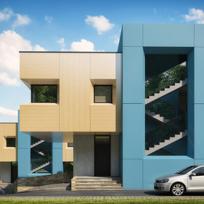 Townhouses in Adler