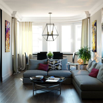 Apartments in Moscow (living room)