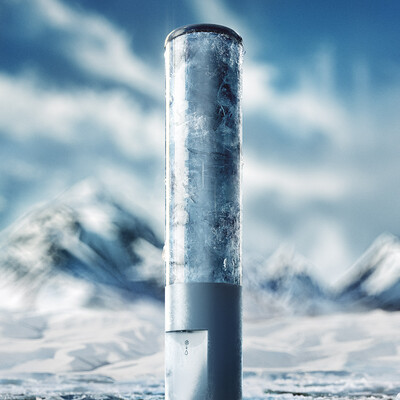 Arctic Ice Water - Product Visualization for OhMyBrand