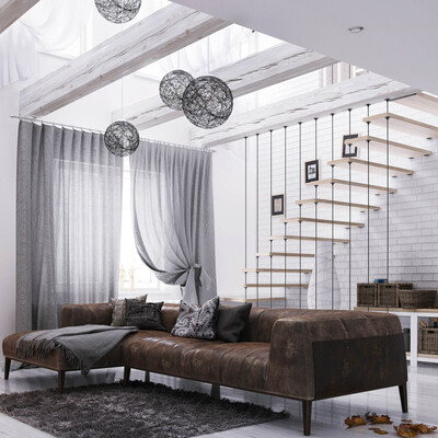 Living room-attic