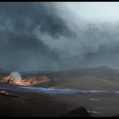 Random landscape