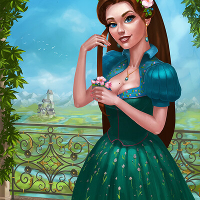 Disney style girl
