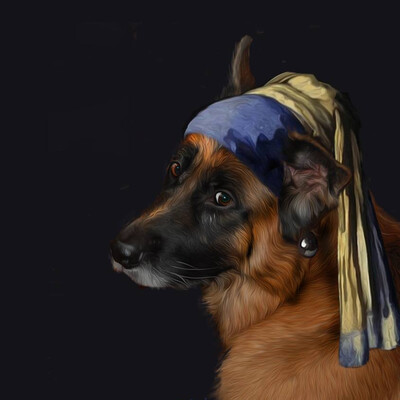 Plyuh with a Pearl Earring