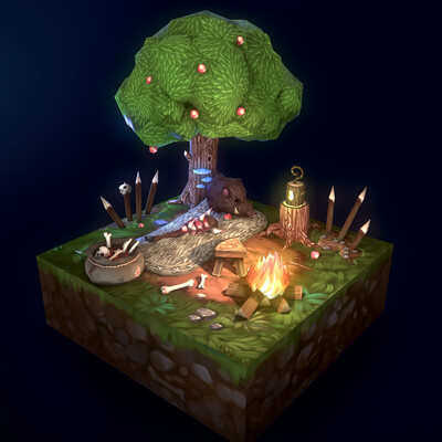 Ogre camp props