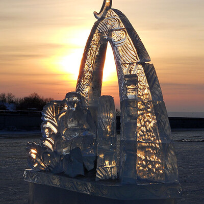 Ice sculpture