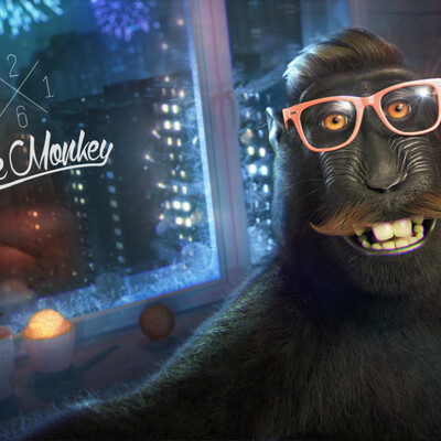 Red monkey year