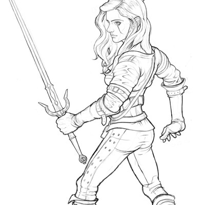 Ciri from Witcher3 Wild Hunt