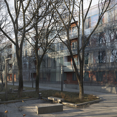Reconstruction of an apartment house
