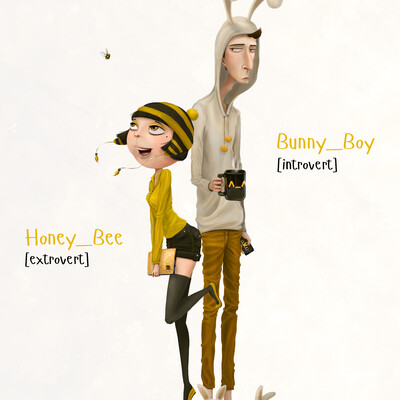 Honey-Bee & Bunny_Boy