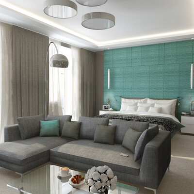 Krasnoyarsk, Residential Apartment, Bedroom