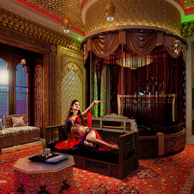  Arabic interior