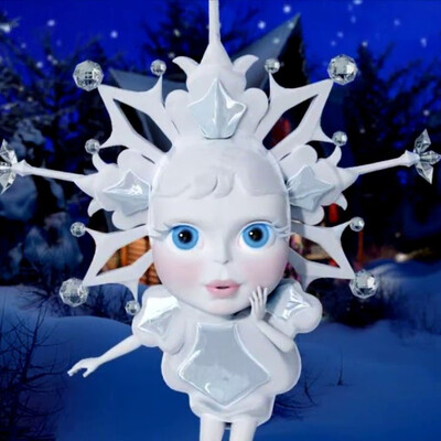 Illustration for children's New Year's greetings.
