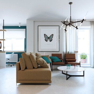 One-room apartment in Moscow