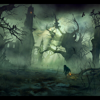 In the dark forest