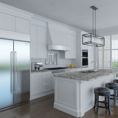 Panorama window kitchen