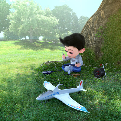 Shots from animated movie "Jirtdan and Magic Robe"#2