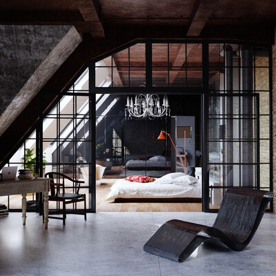 Eclectic loft in Budapest