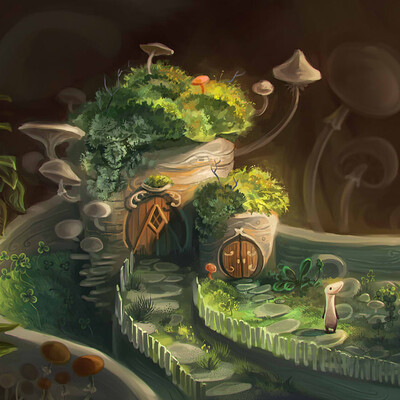 Mossy houses