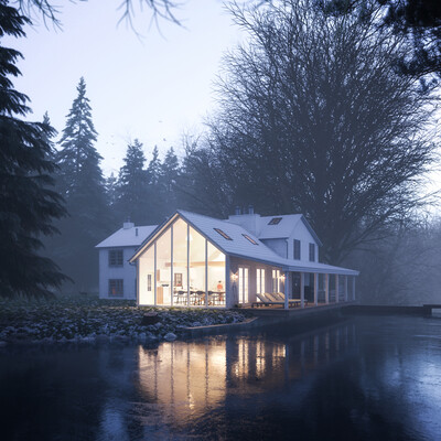 The Floating Farmhouse / Tom Givone