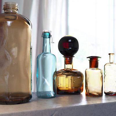 The Color bottles