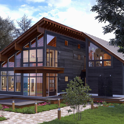 Visualization of the cottage