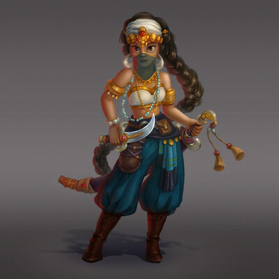 Oriental warrior