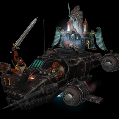 land speeder dark shroud, vengeance (dark angels)