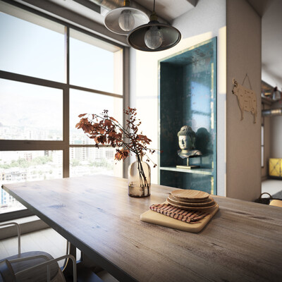Loft style.