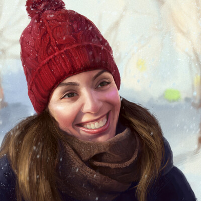 winter portrait