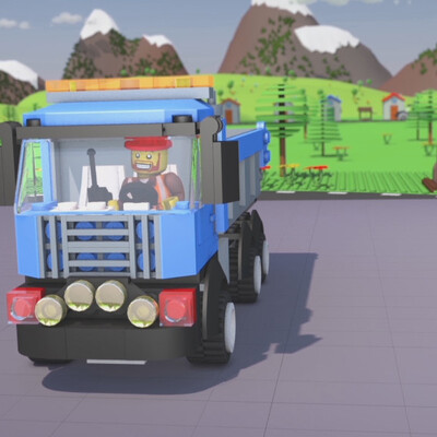 cartoon in cinema 4d
