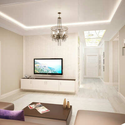 The apartment with total area of 88 sq.m., apartment complex "Ak Bulak"