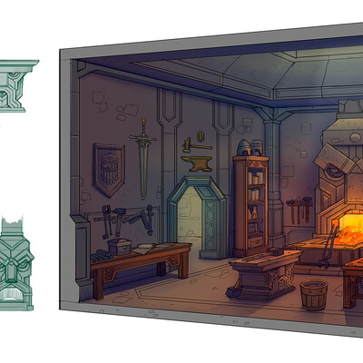 Dwarven smithy
